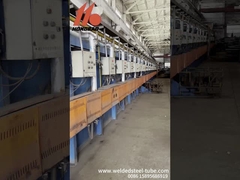 خط گداخته شدن مرحله ای از لوله فولادی استور