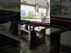 لوله های پوکی تیتانیوم در حال تولید